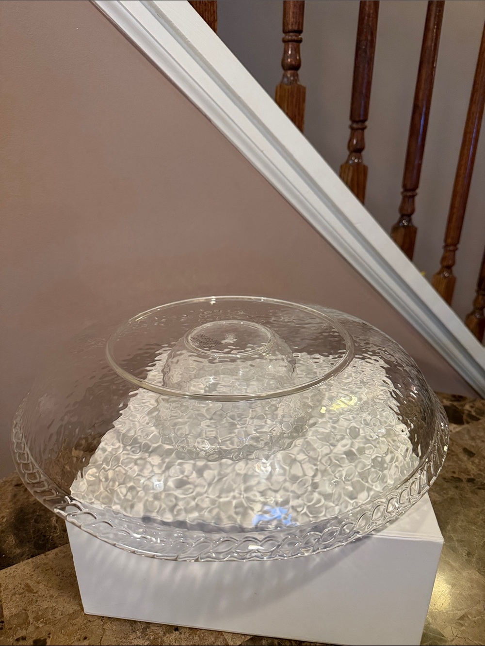 Pottery Barn Acrylic Large Chip and Dip Bowl - Picture 7 of 8